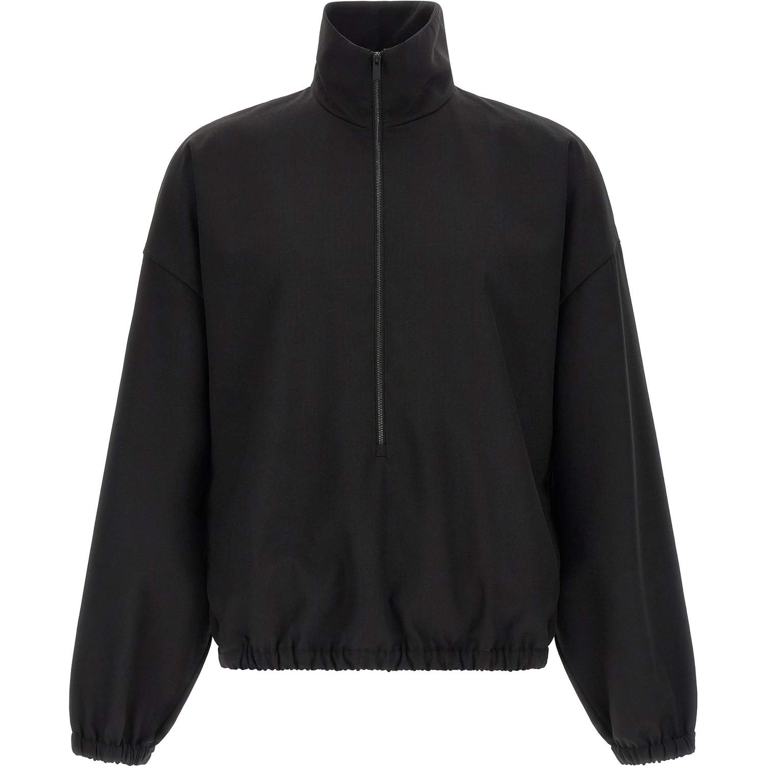 Black Virgin Wool Sweatshirt