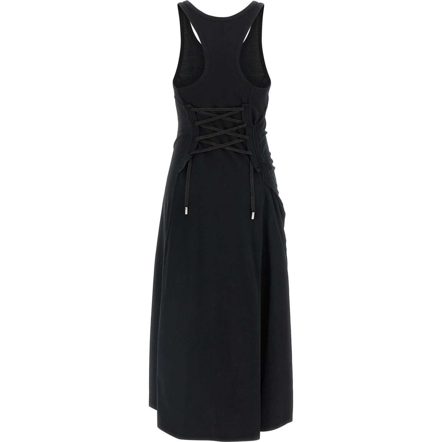 Black Cotton Long Dress
