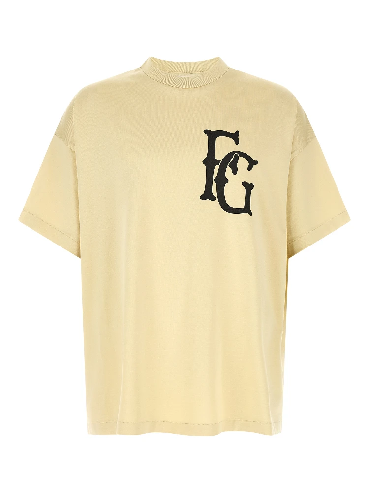 Beige Cotton T-Shirt