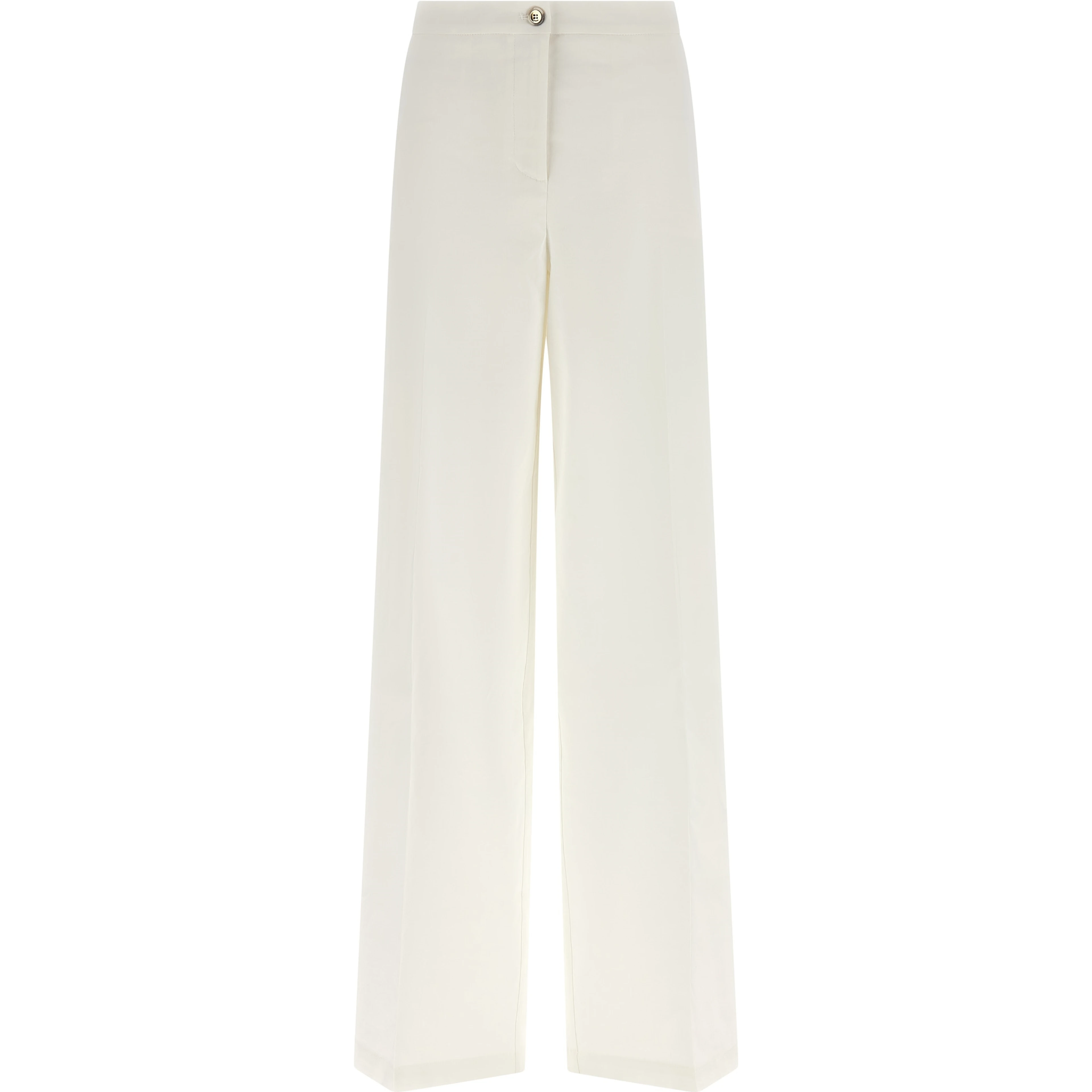 White Linen Casual Pants