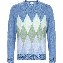 Blue Cotton Cardigan