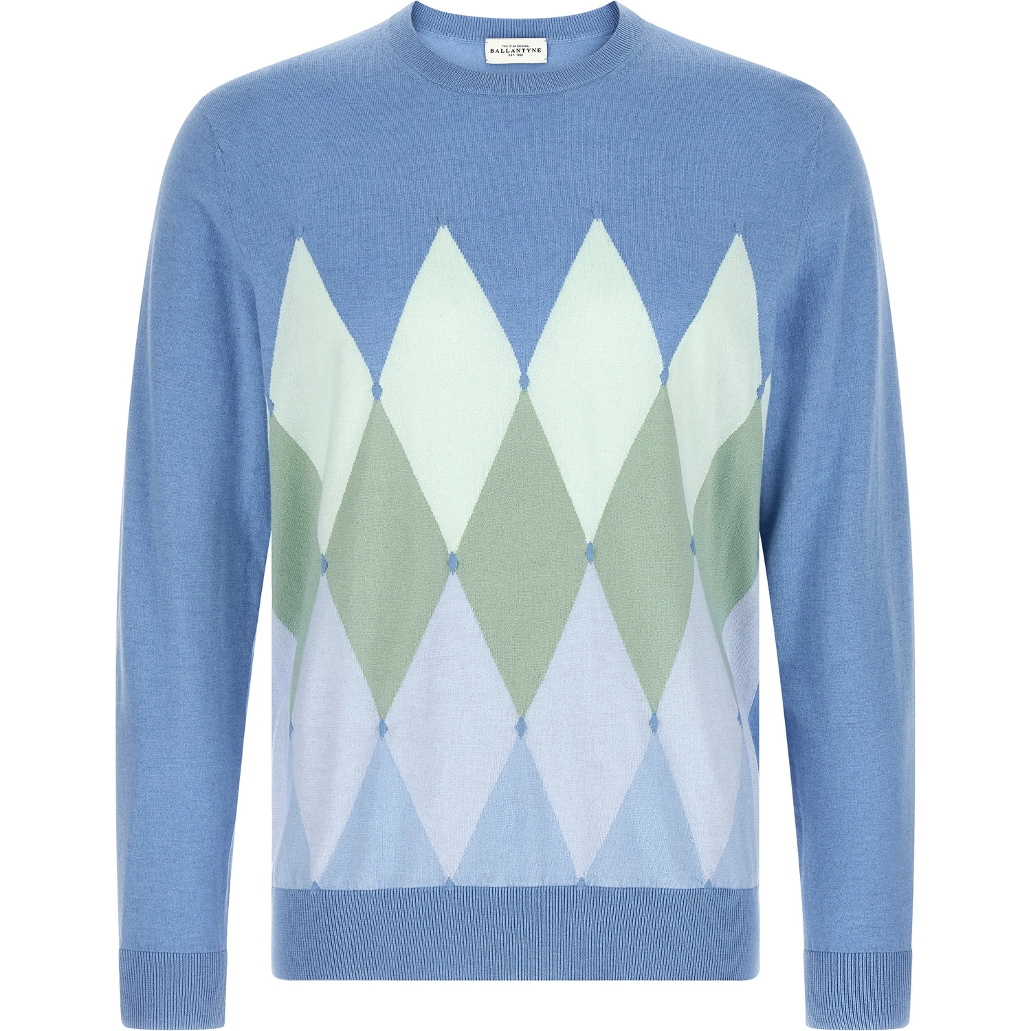 Blue Cotton Cardigan