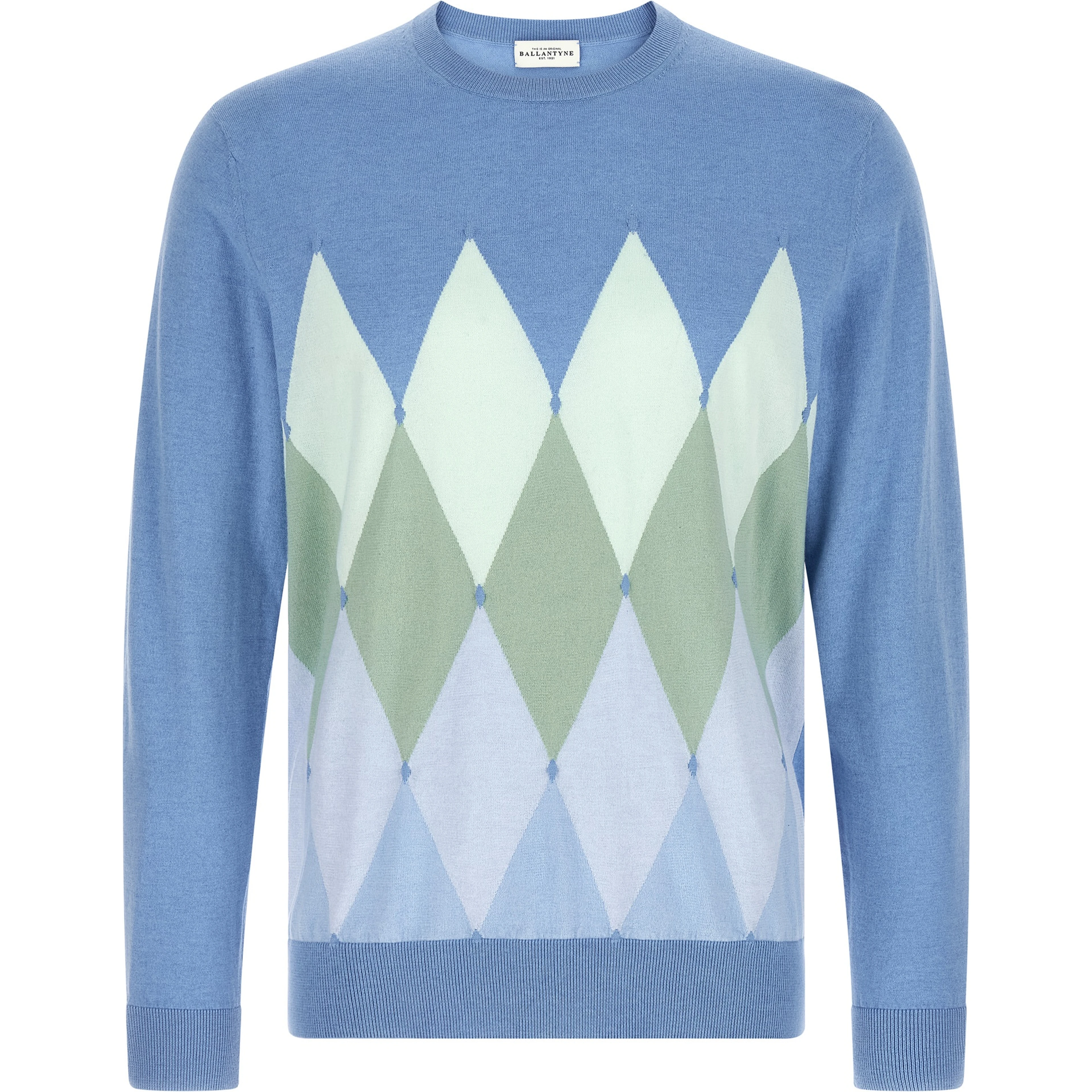 Blue Cotton Cardigan