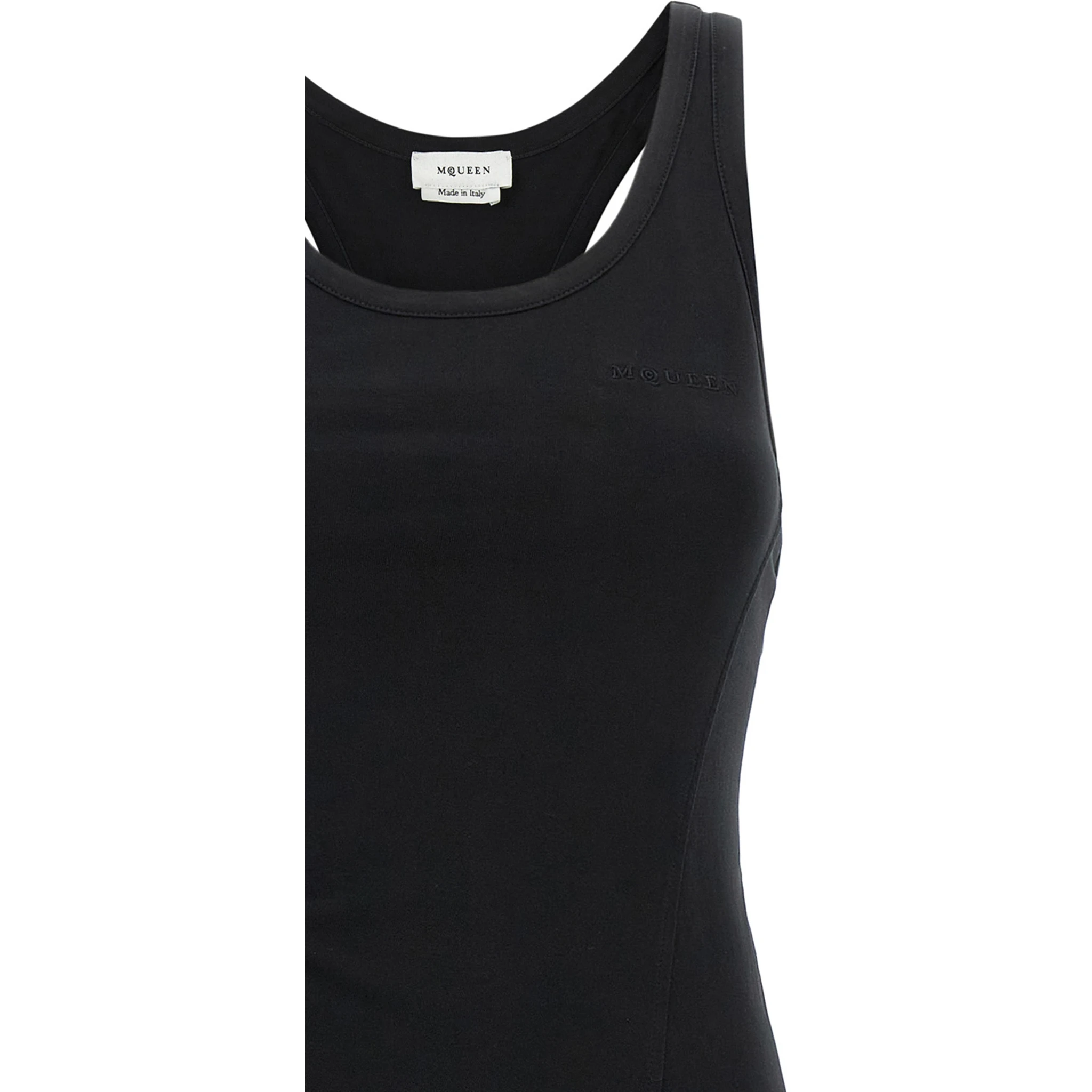 Black Cotton Long Dress