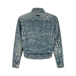 Blue Cotton Denim Jacket