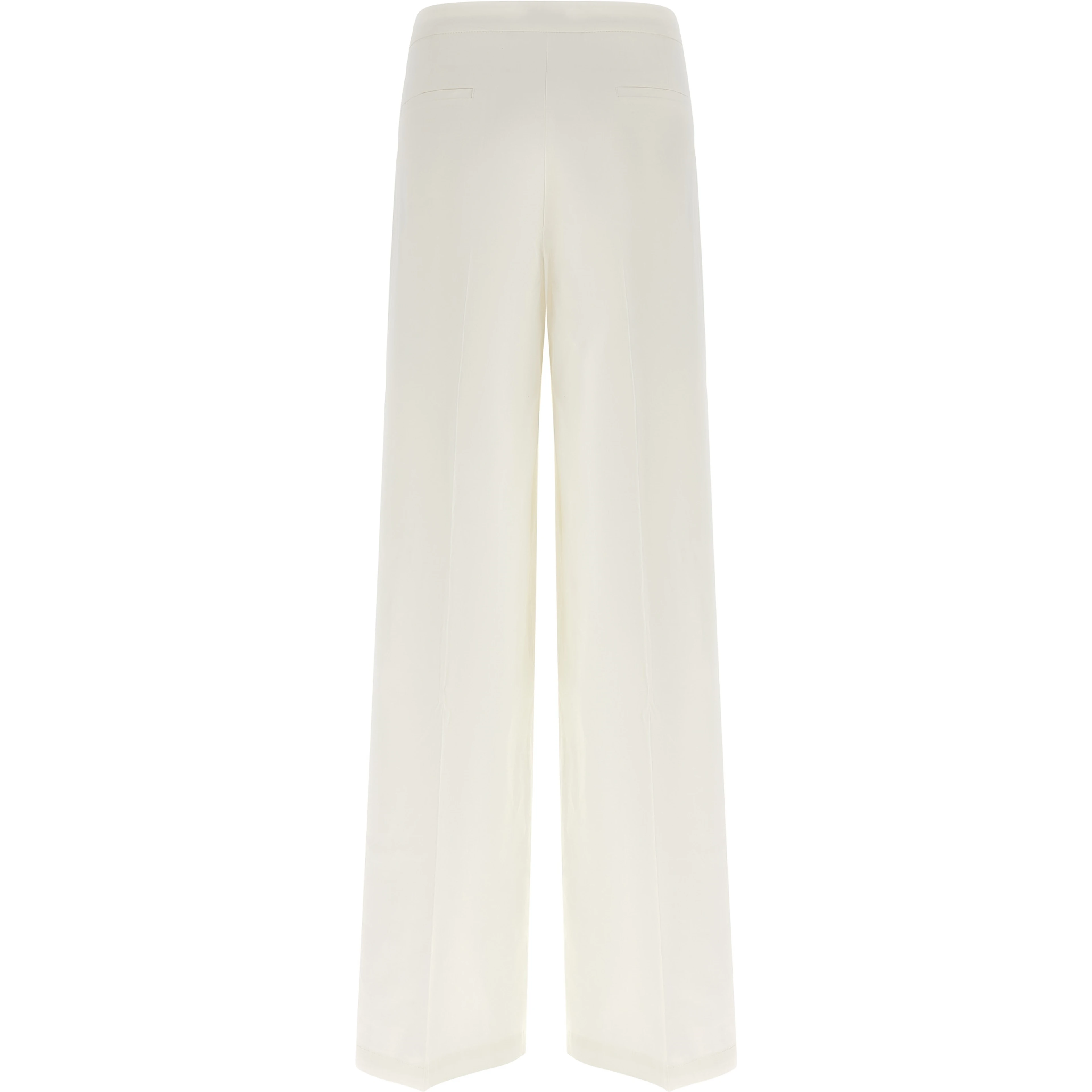 White Linen Casual Pants