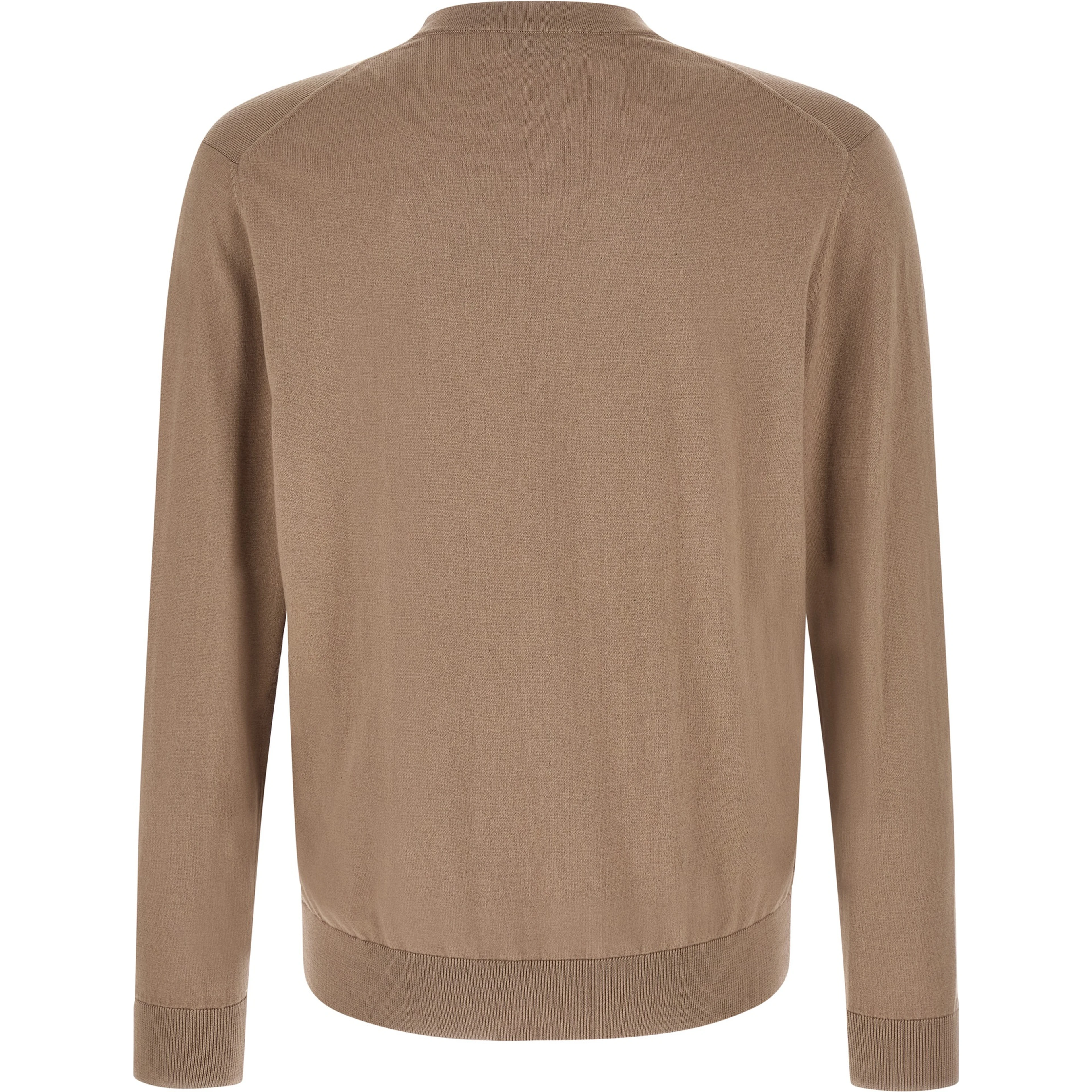 Brown Cotton Cardigan
