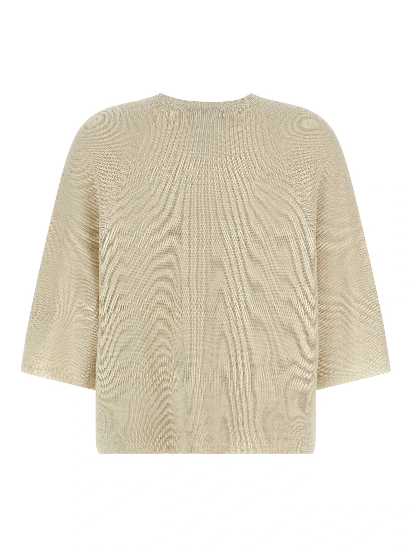 Gold Cotton Cardigan