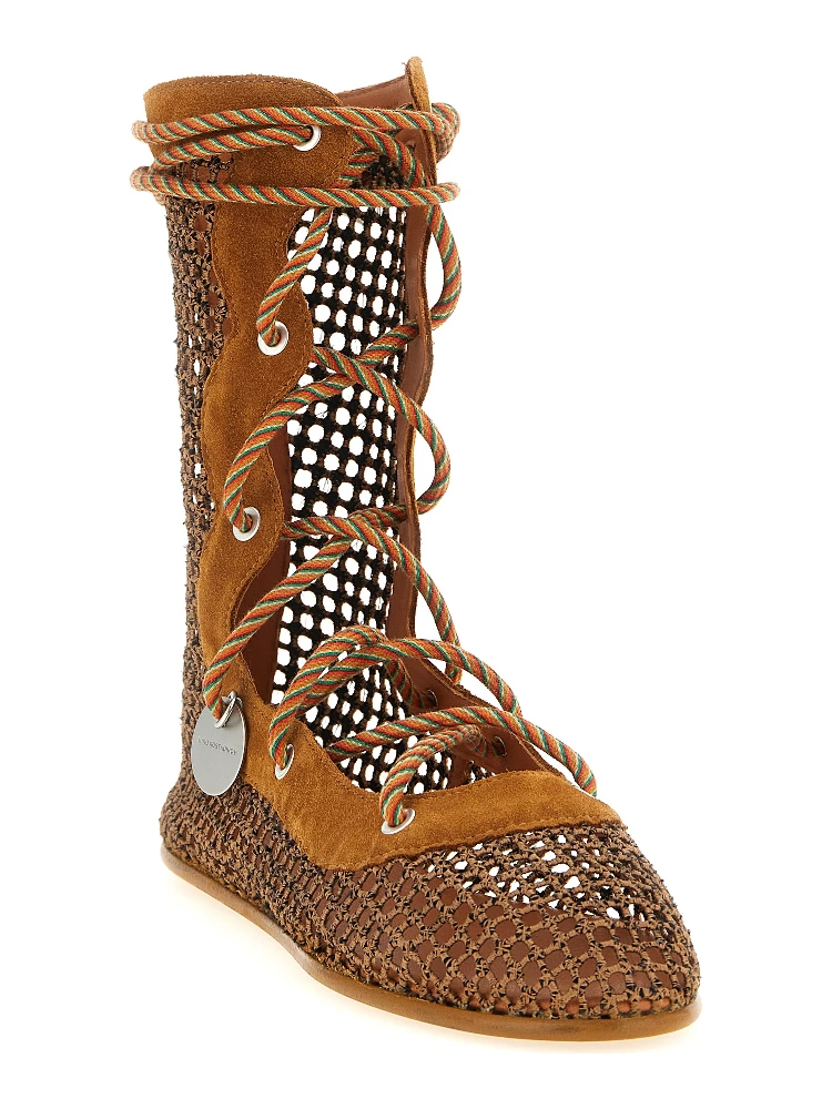 Brown Polyester Ankle Boots alternative