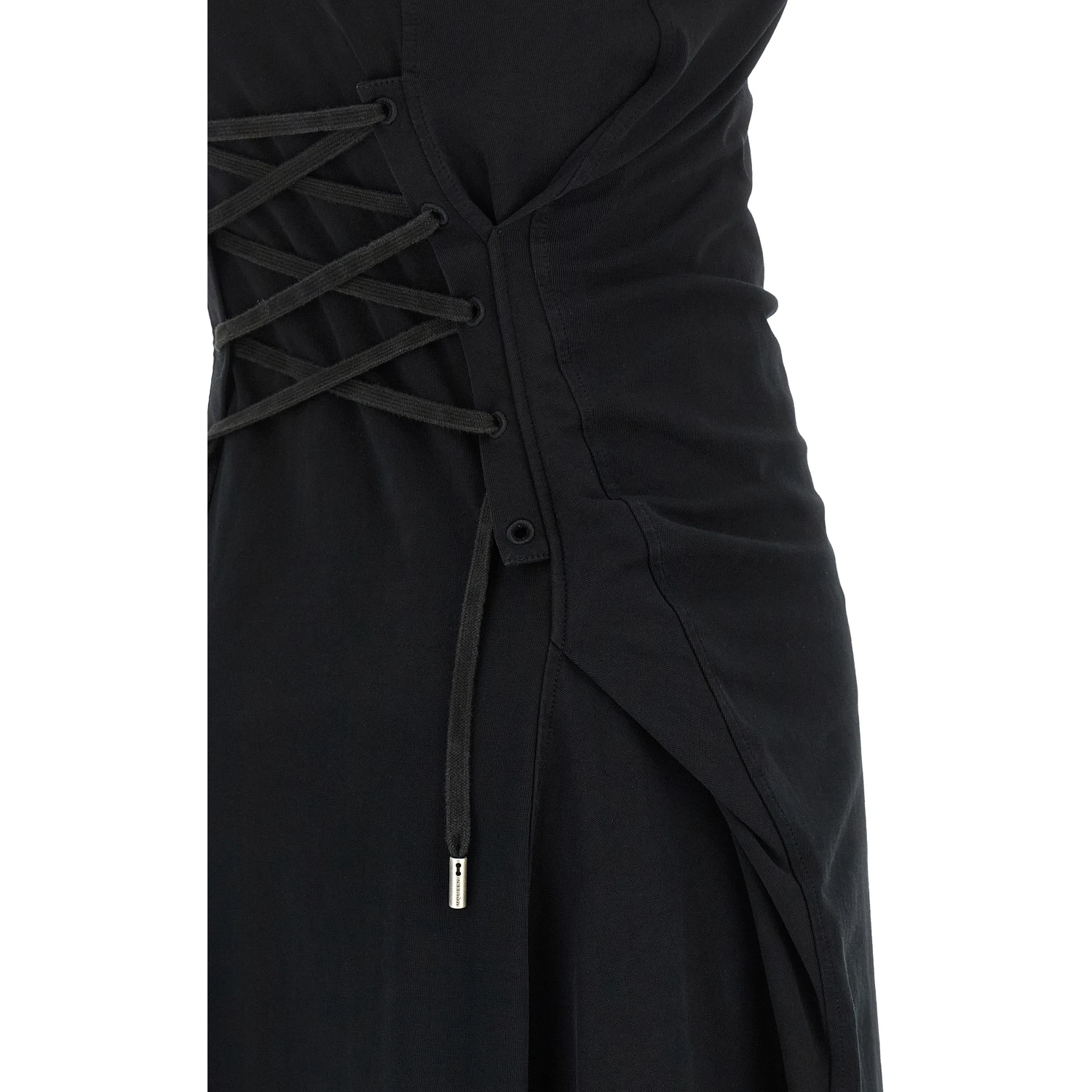 Black Cotton Long Dress
