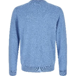 Blue Cotton Cardigan