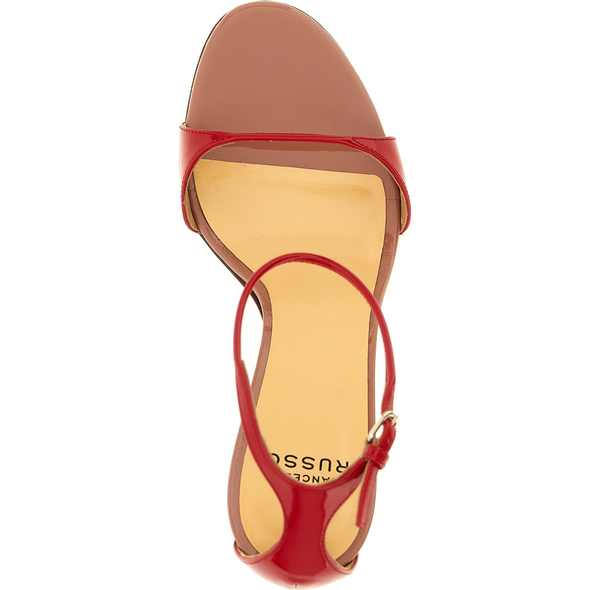 Multicolor Goatskin Stiletto Heel Sandals