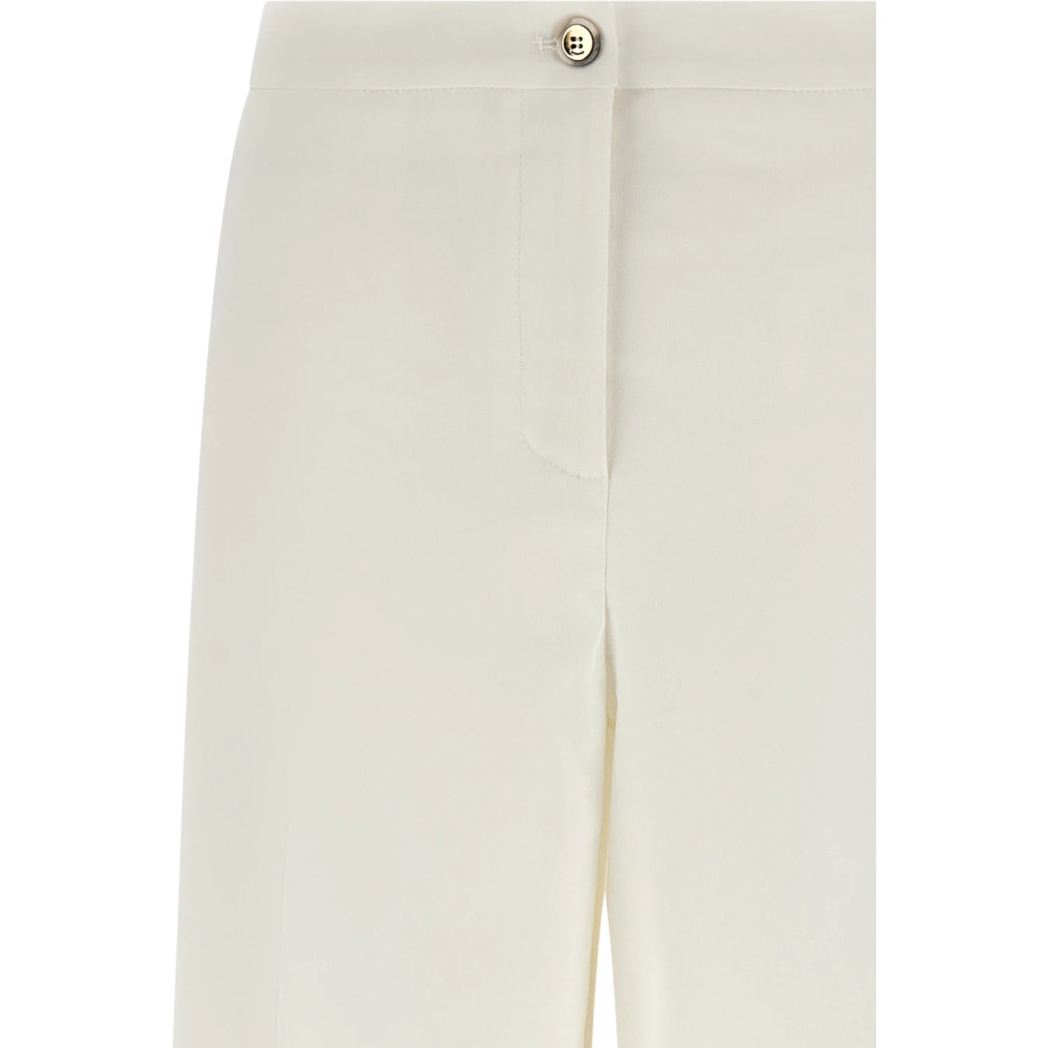 White Linen Casual Pants