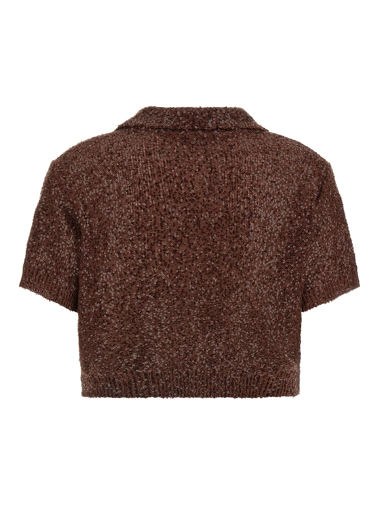 Brown Linen Polo Shirt alternative