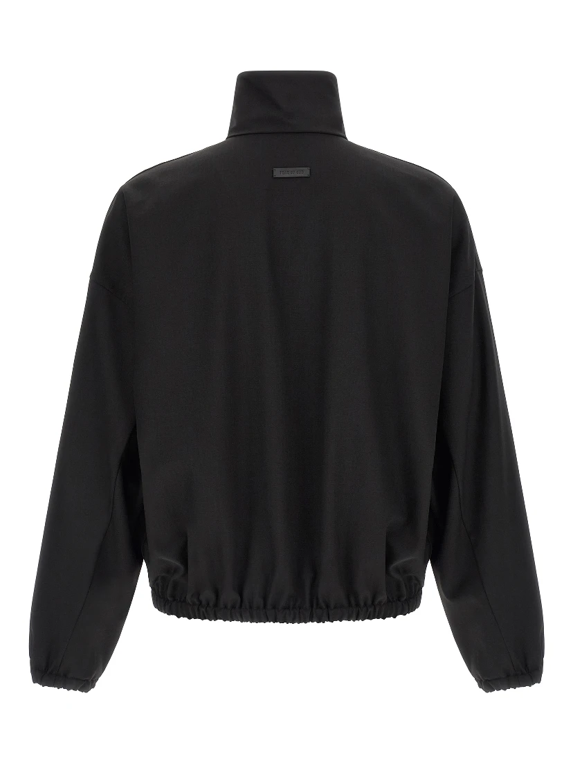 Black Virgin Wool Sweatshirt
