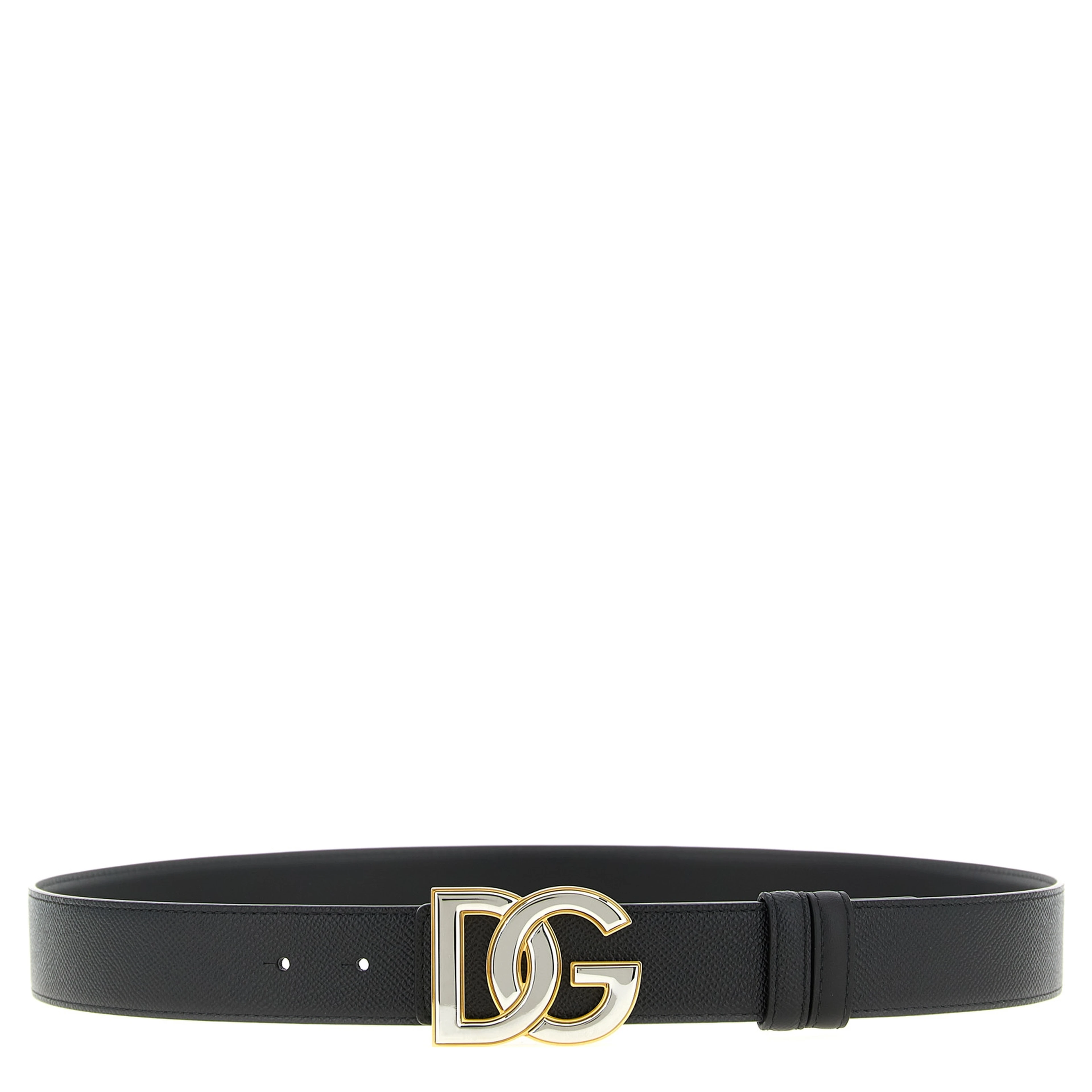 Black Calfskin Regular Belt
