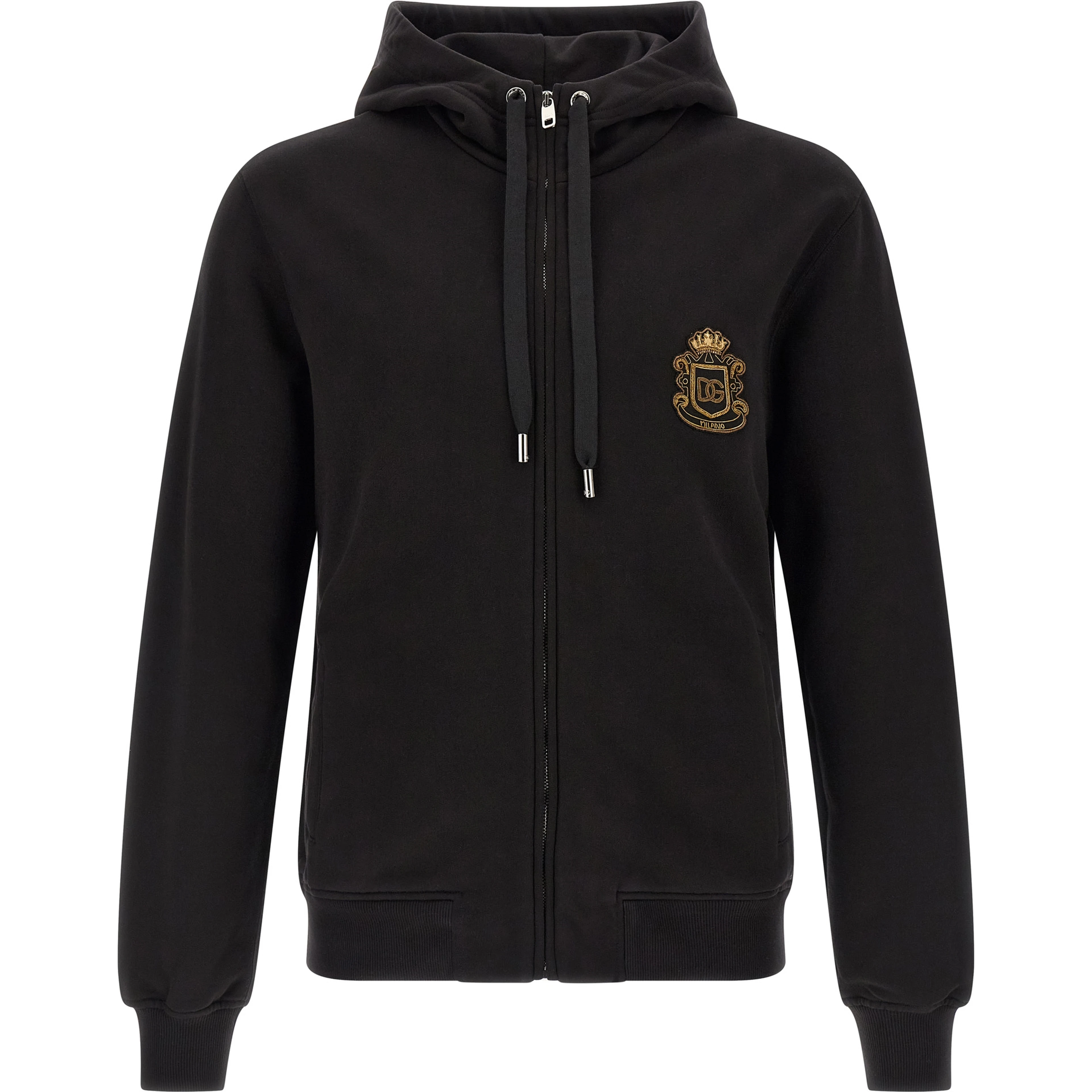 Black Cotton Sweatshirt