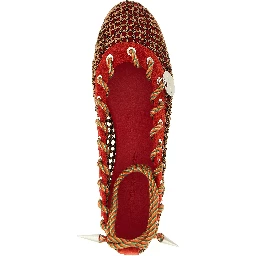 Multicolor Polyester Ballet Flats