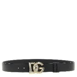 Black Calfskin Regular Belt