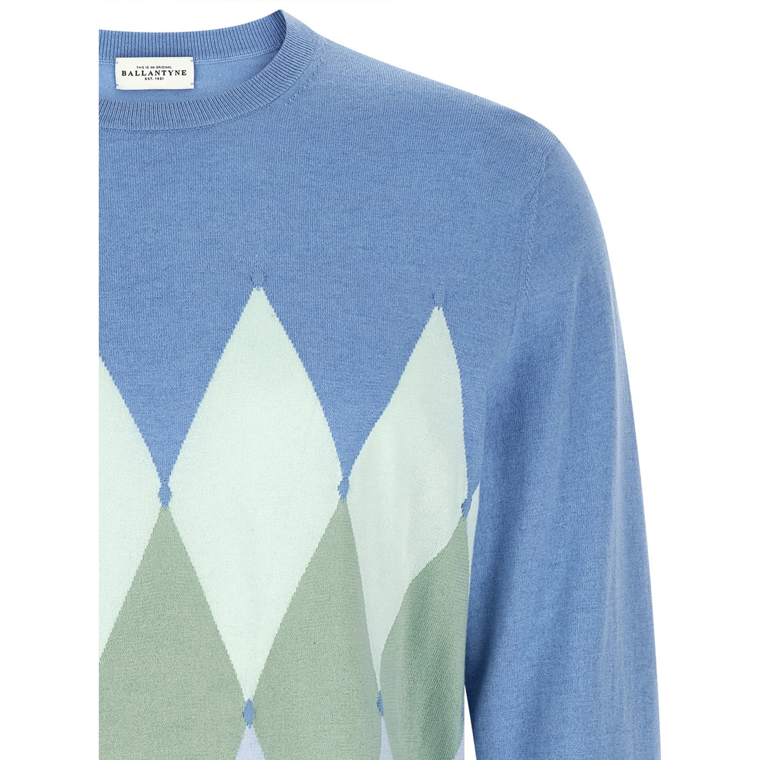 Blue Cotton Cardigan