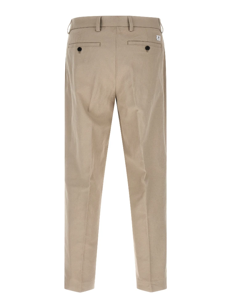 Beige Cotton Casual Pants alternative