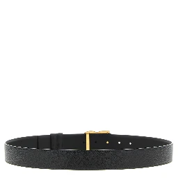 Black Calfskin Regular Belt