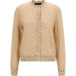 Brown Virgin Wool Cardigan