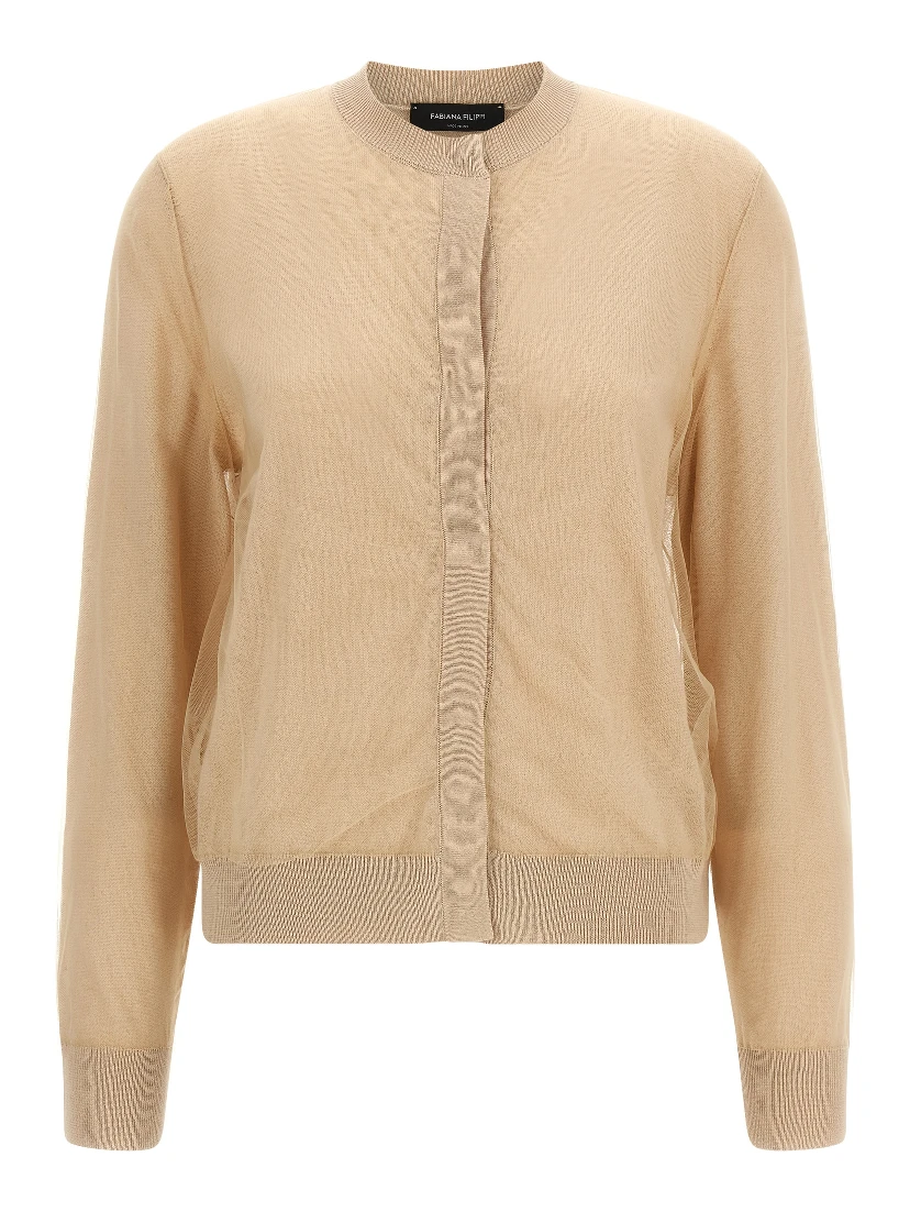 Brown Virgin Wool Cardigan