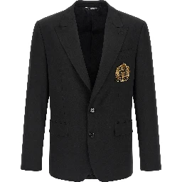 Black Virgin Wool Blazer