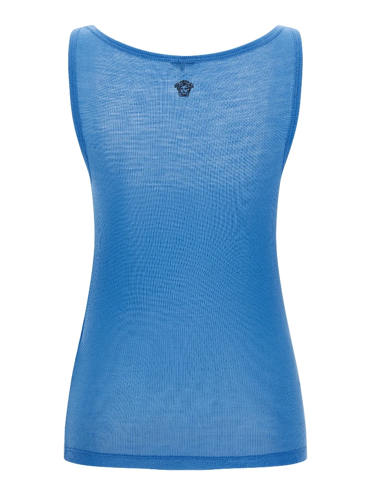 Blue Virgin Wool Tank Tops alternative