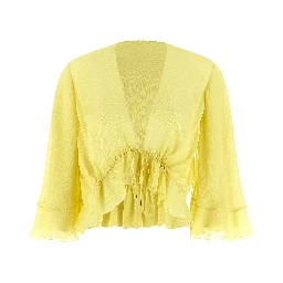 Bicolor Acetate Blouse