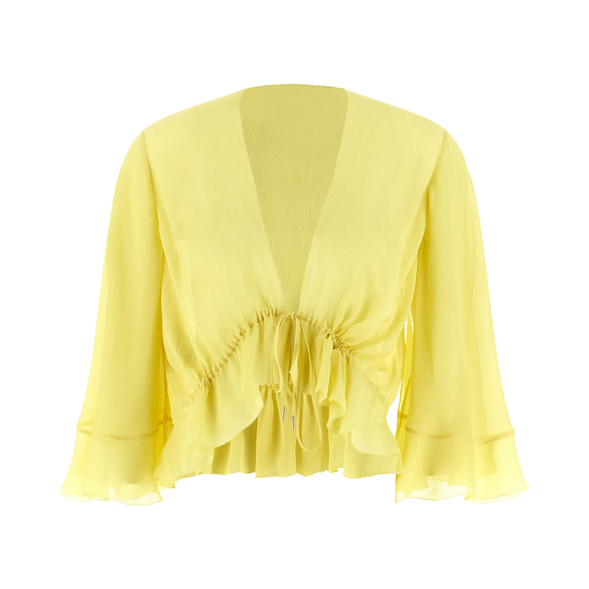 Bicolor Acetate Blouse