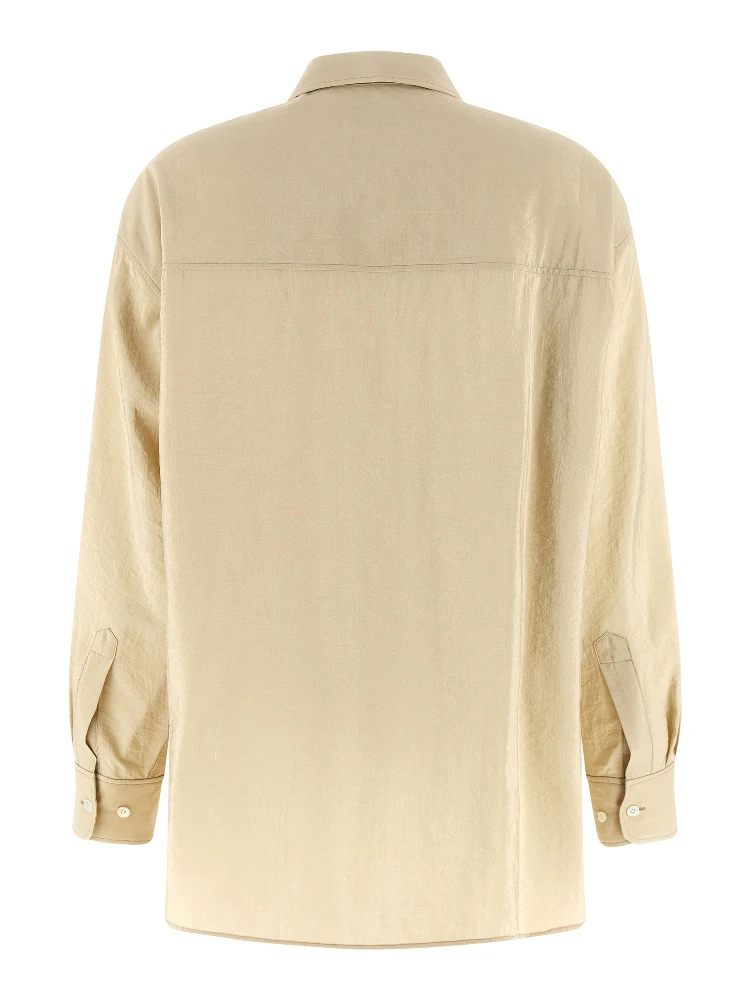 Beige Silk Blouse alternative