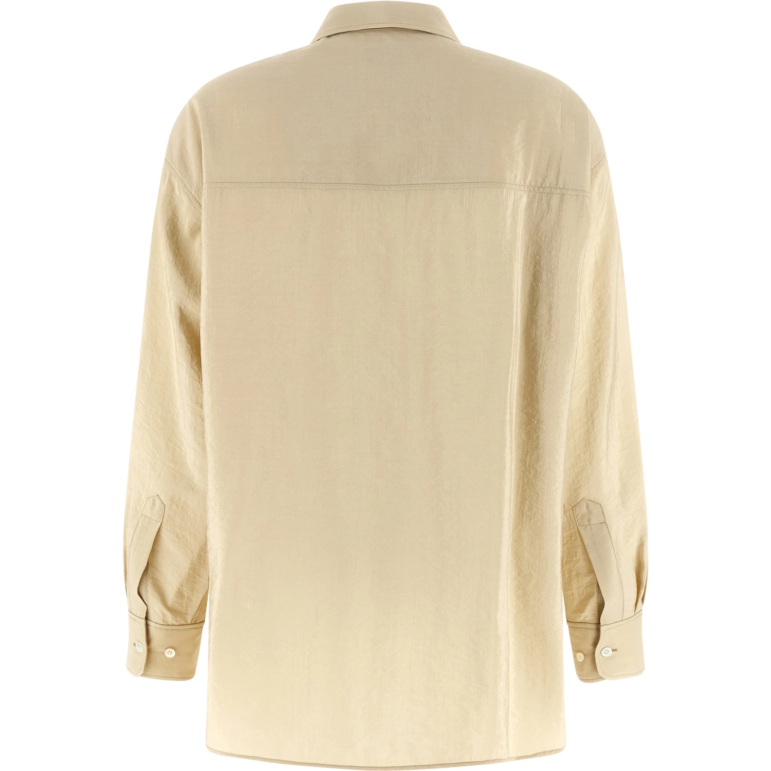 Beige Silk Blouse