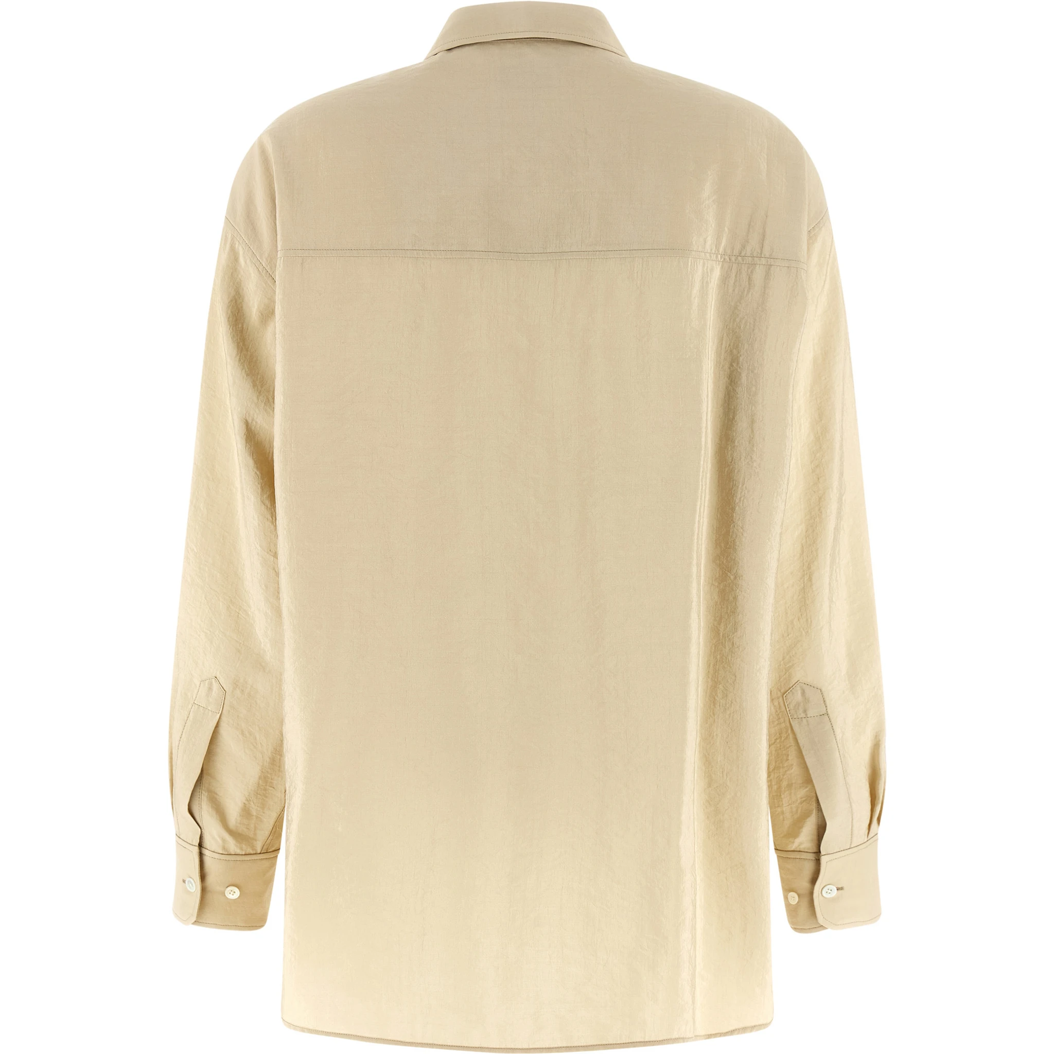 Beige Silk Blouse