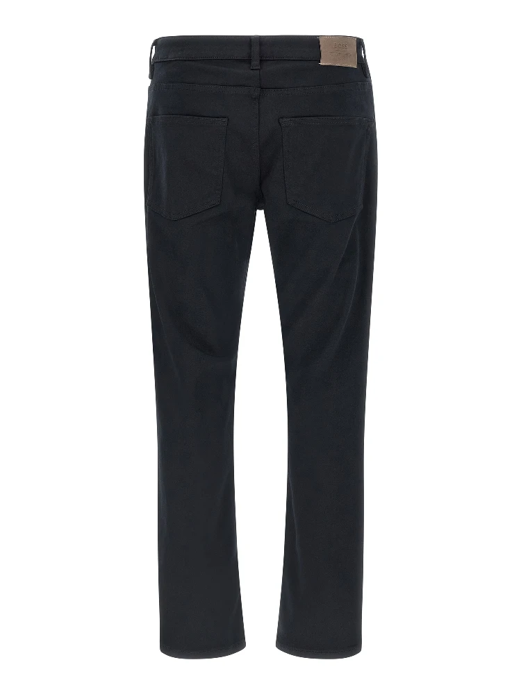 Blue Polyester Straight-Leg Jeans alternative