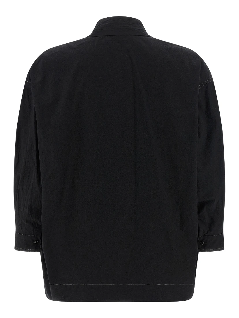 Black Cotton Blouse