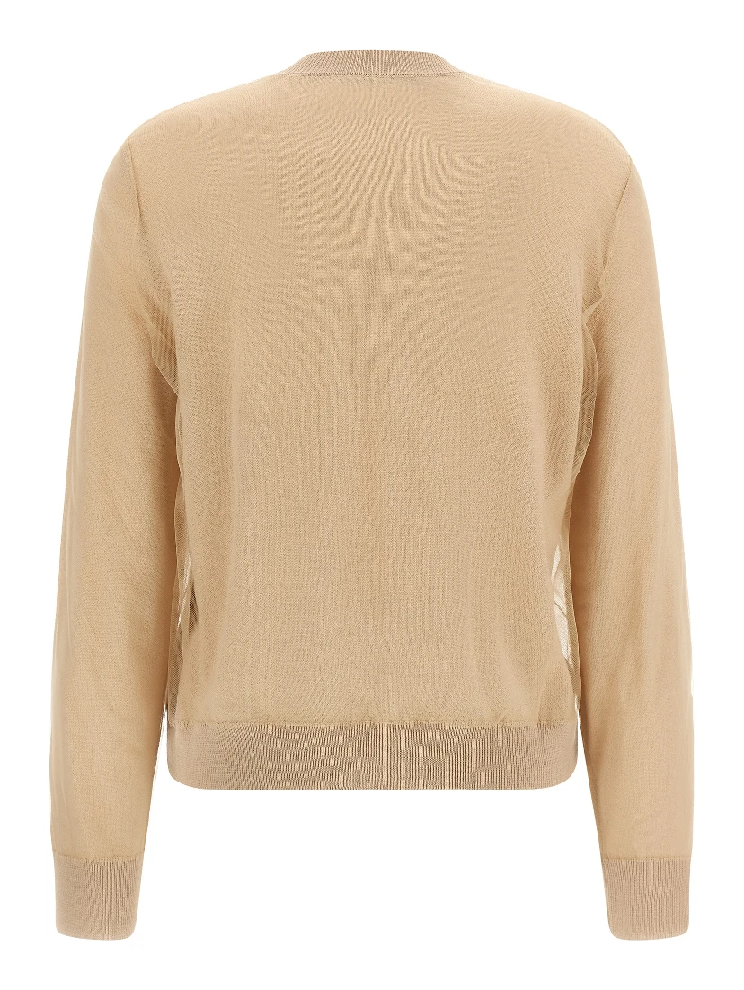 Brown Virgin Wool Cardigan