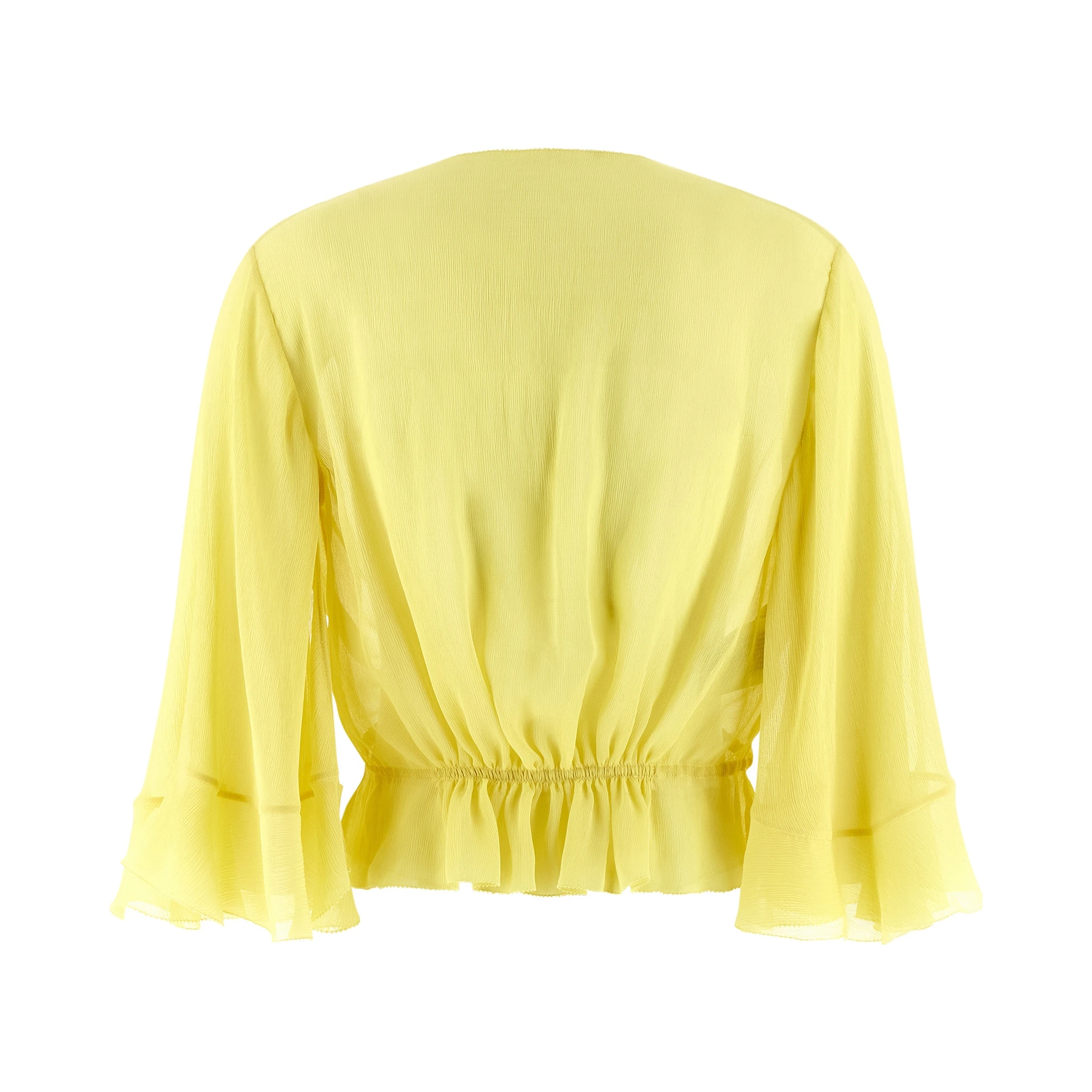 Bicolor Acetate Blouse