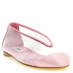 Multicolor Pvc Ballet Flats