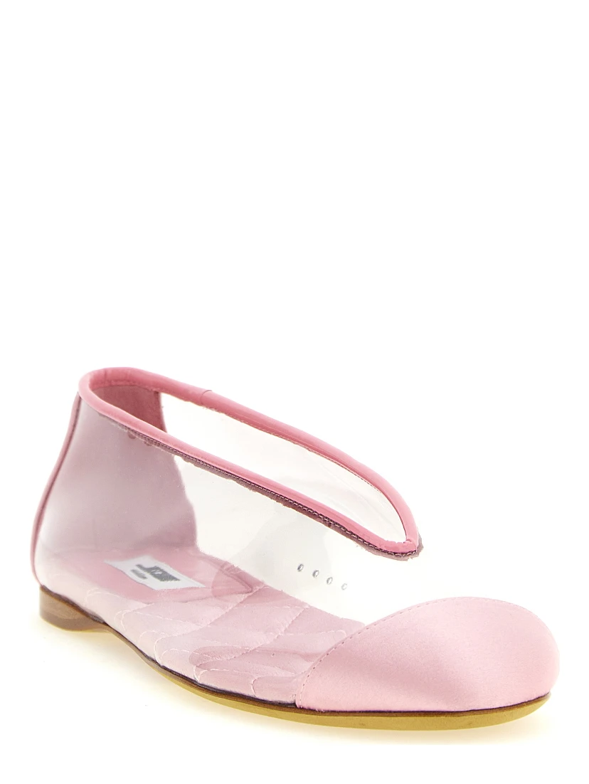 Multicolor Pvc Ballet Flats