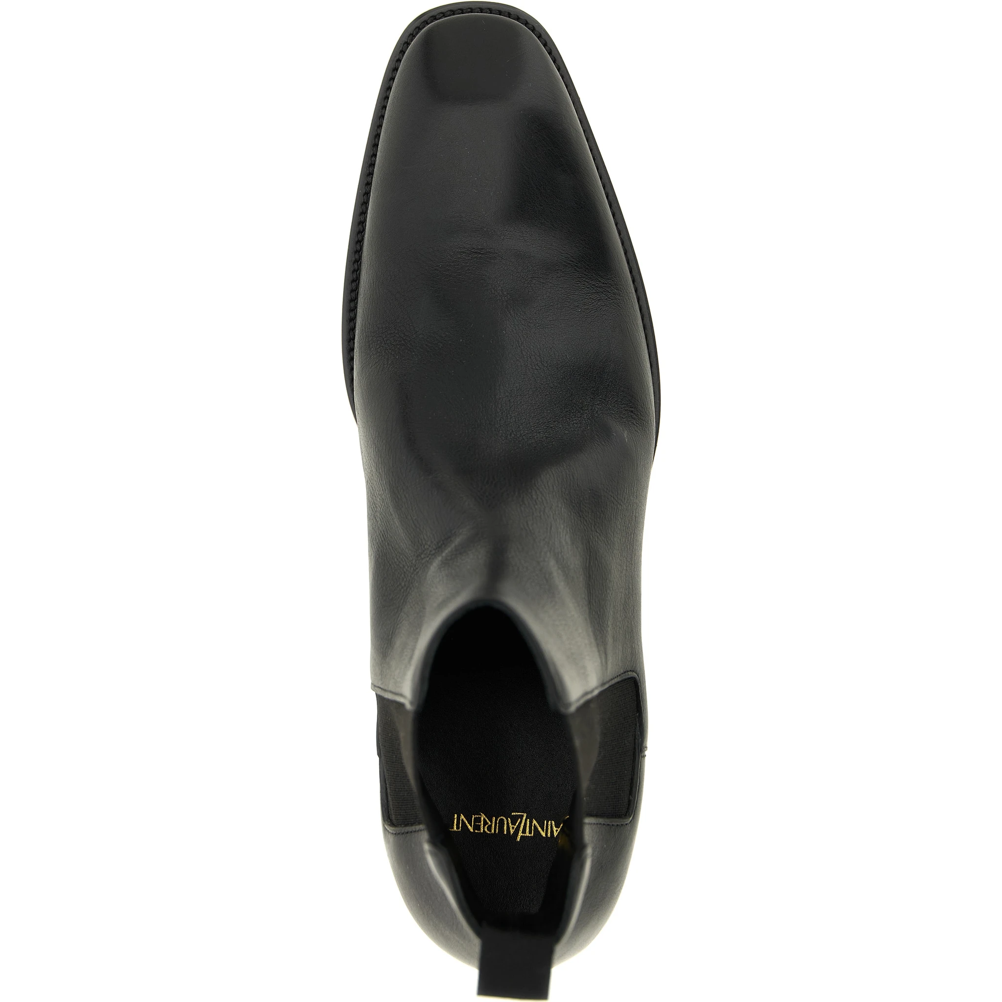 Black Calfskin Chelsea Boots