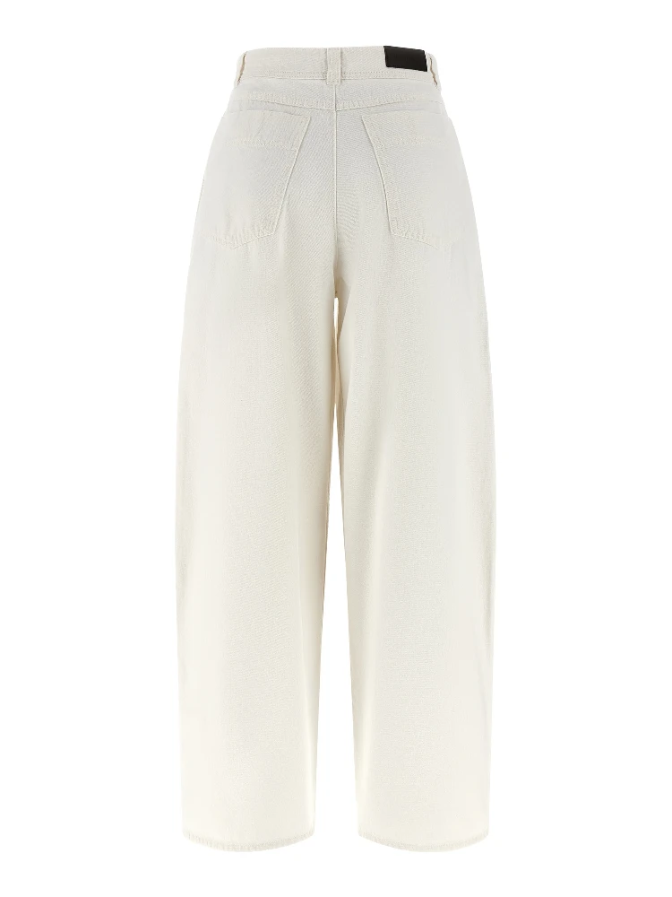 White Cotton Jeans Denim alternative