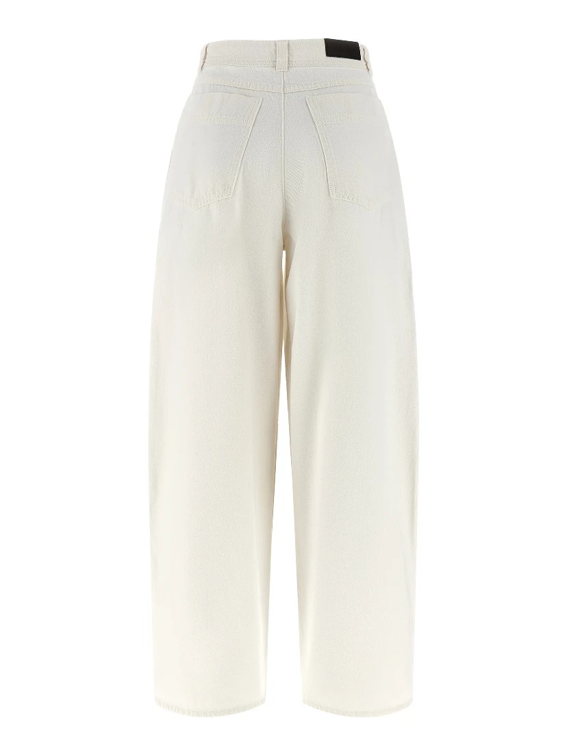 White Cotton Jeans Denim