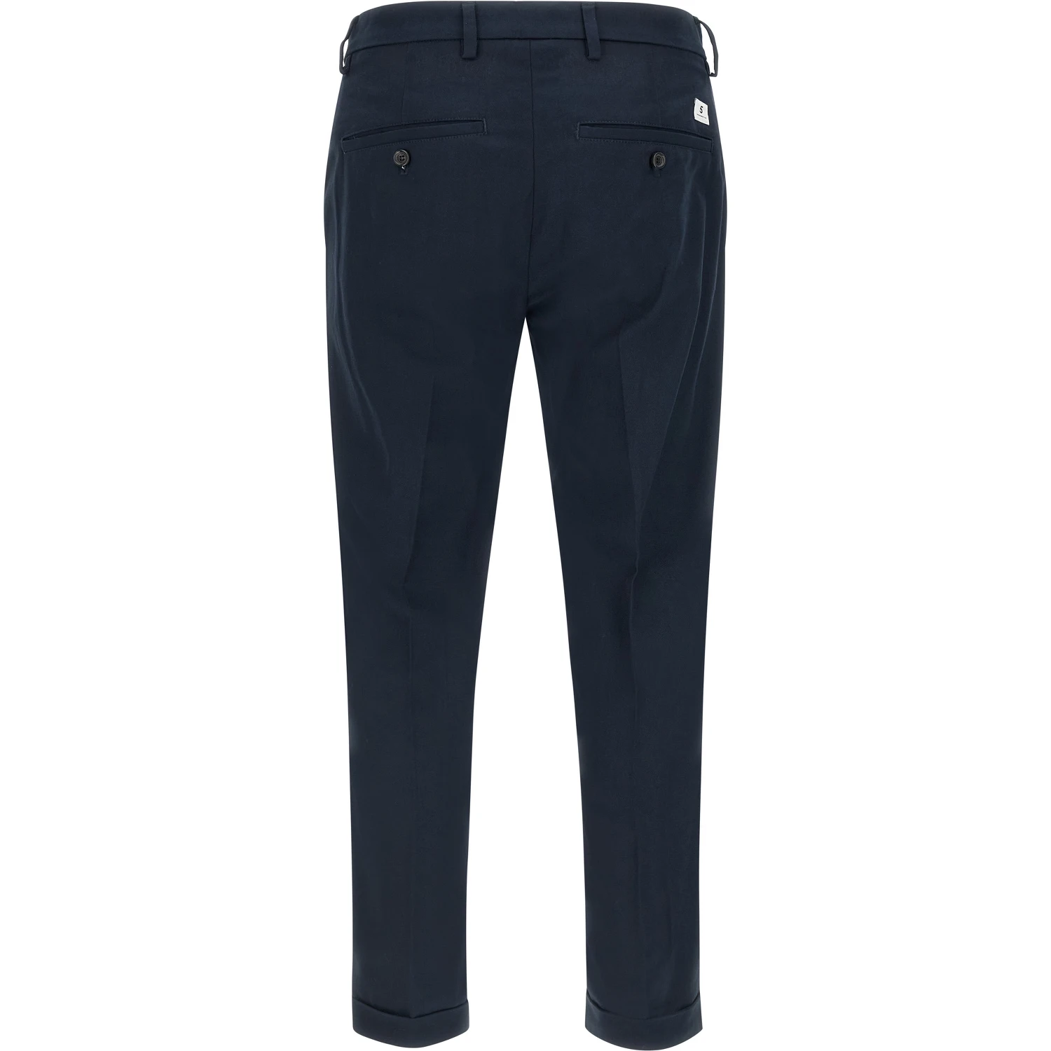 Blue Cotton Chino Pants