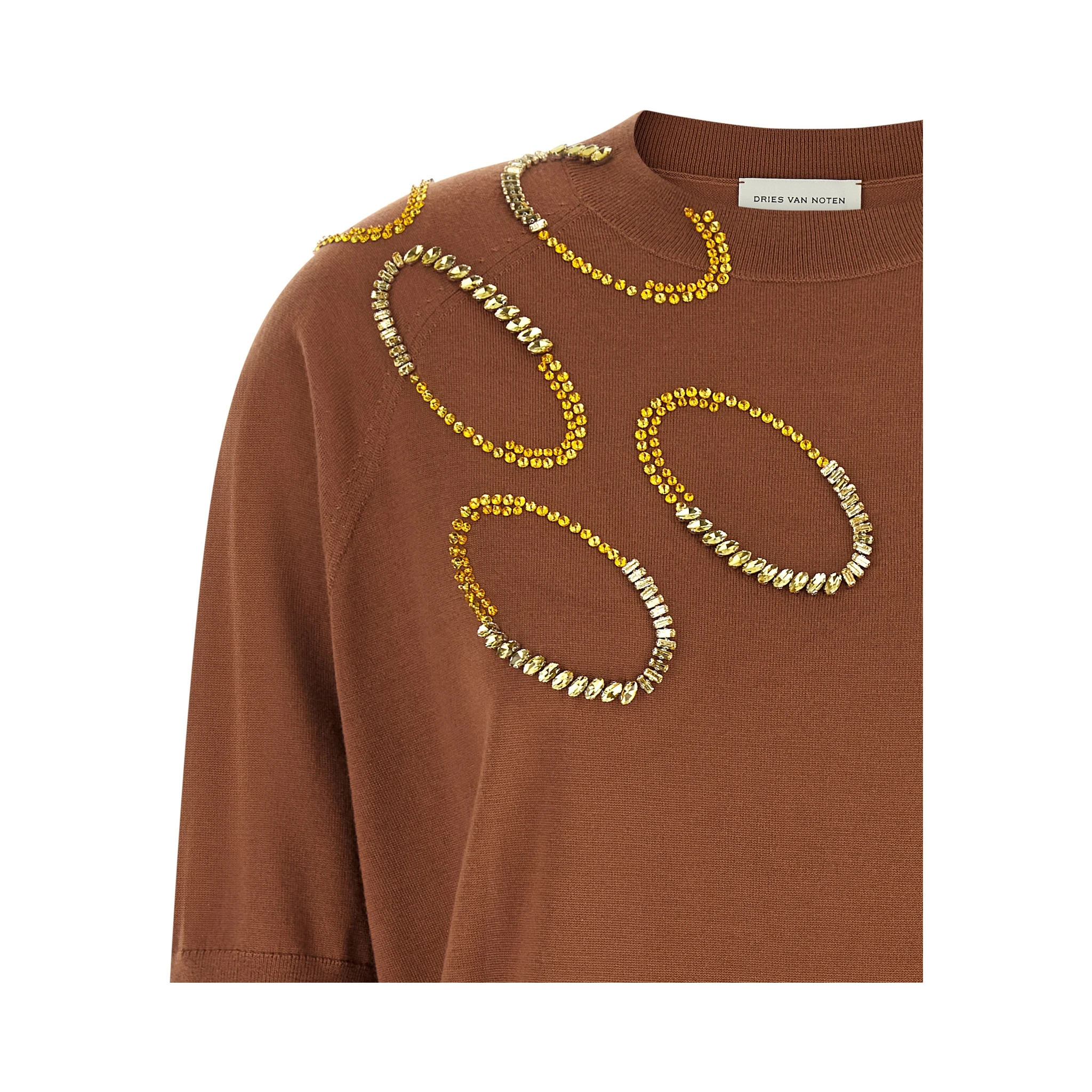 Brown Merino Wool Cardigan