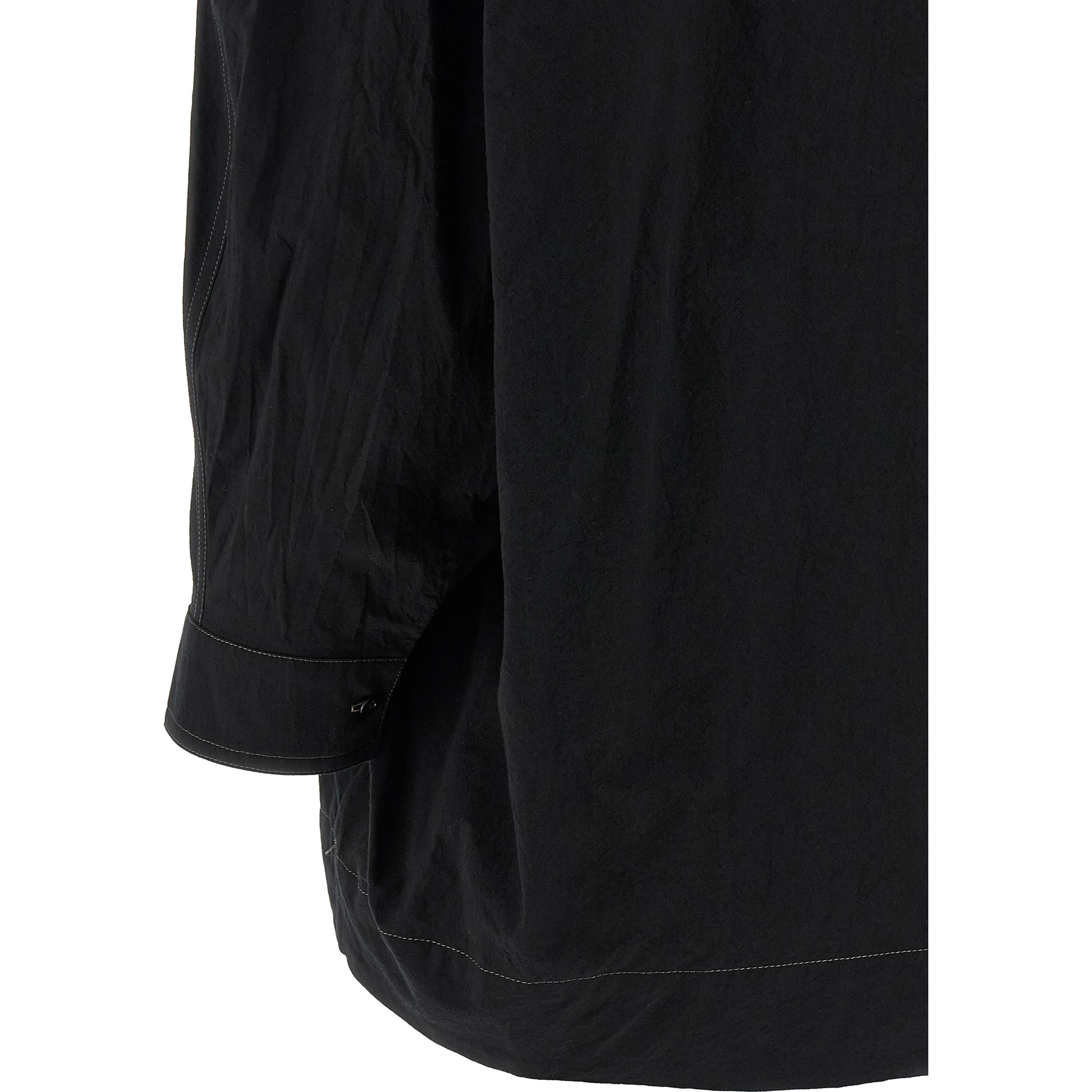 Black Cotton Blouse