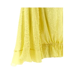 Bicolor Acetate Blouse