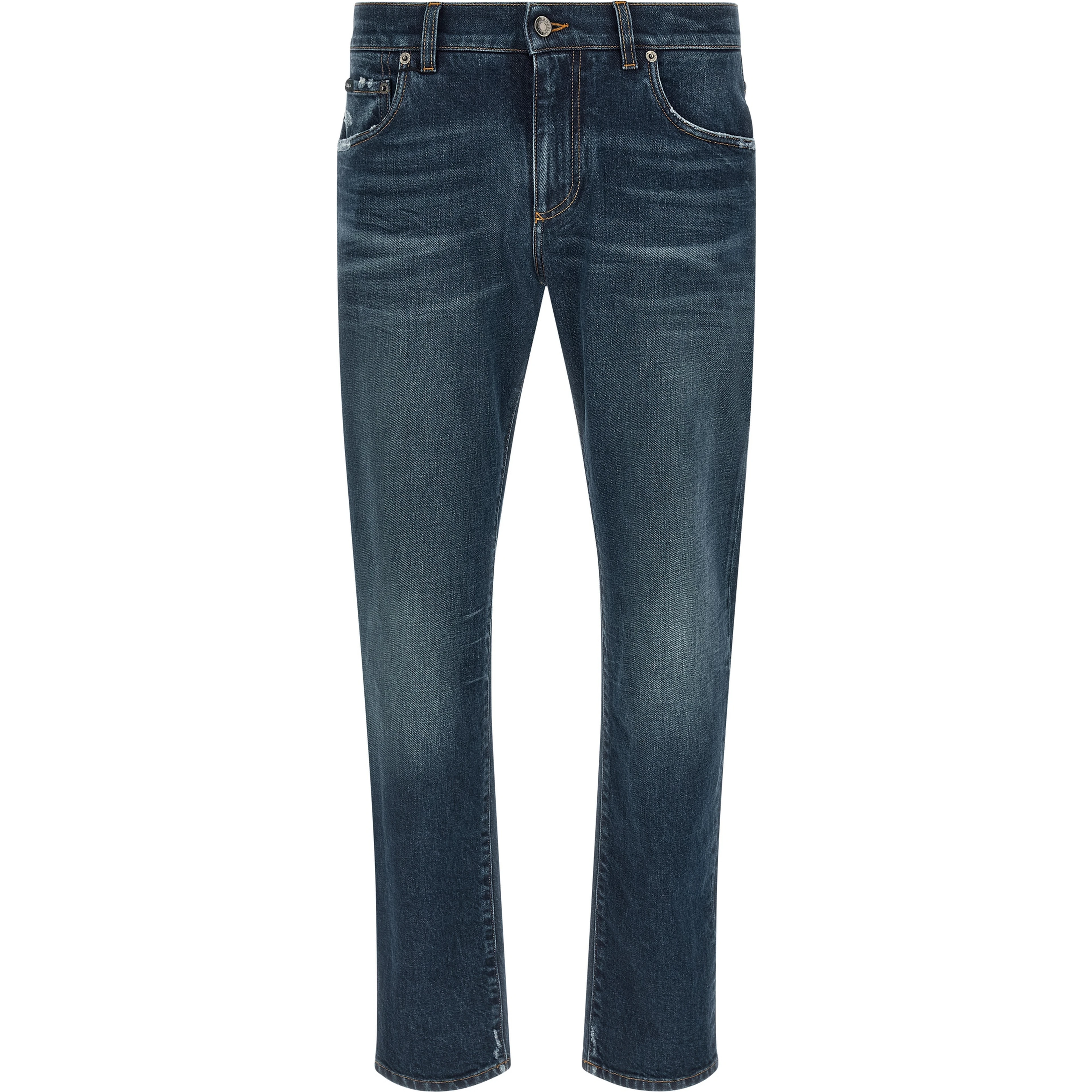 Blue Cotton Jeans Denim