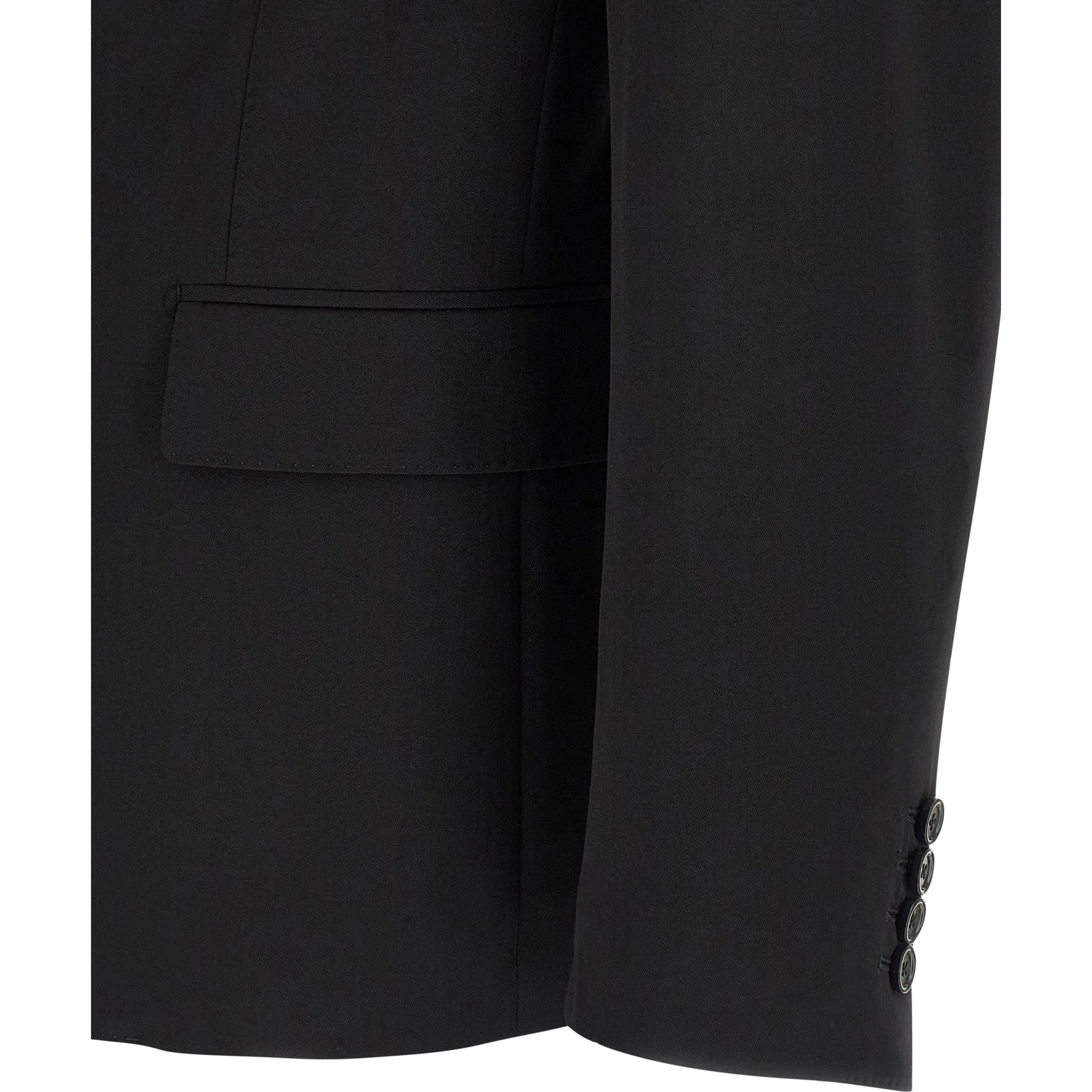 Black Virgin Wool Blazer